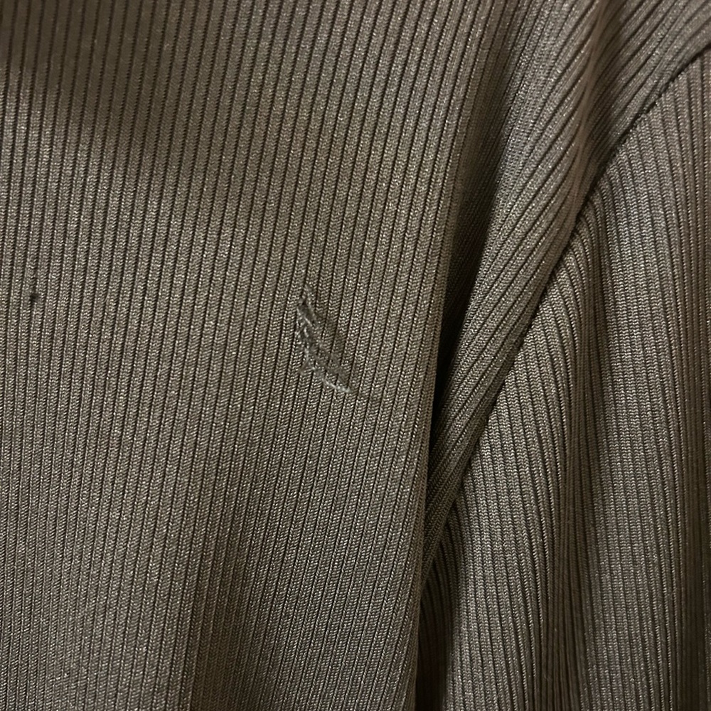 Trendy Hoodless Black Zip-Up Light Jacket With Zipper Detail - Picture 2 of 2